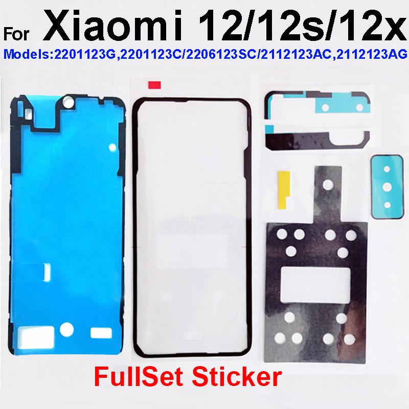 Полный комплект для Xiaomi 12 12S 12X 13 14 Pro Ultra Civi: передняя ЖК-экран, задняя крышка аккумуляторного отсека и задняя камера.