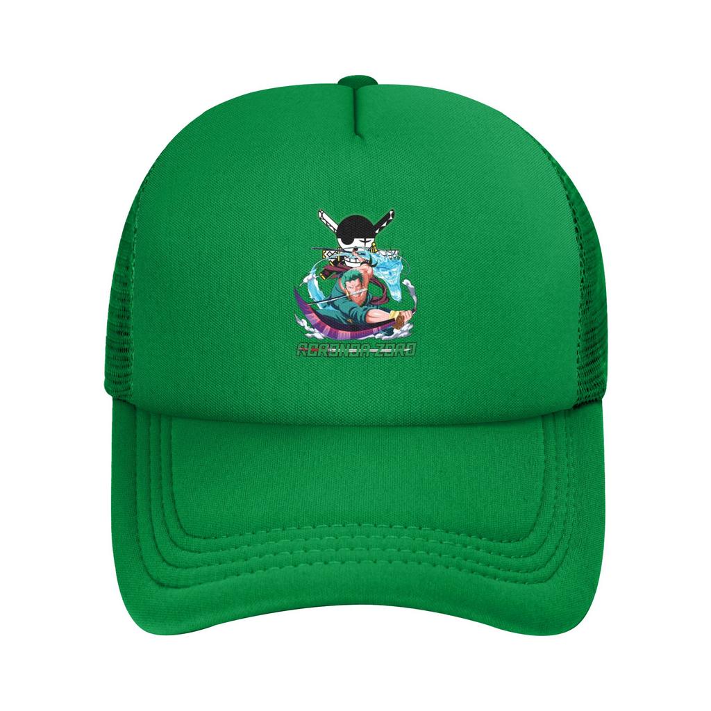 Mihawk  onepieces  Flag Trucker Hat Unisex Sport  Mesh Baseball Cap Polyester Adjustable Sports Cap