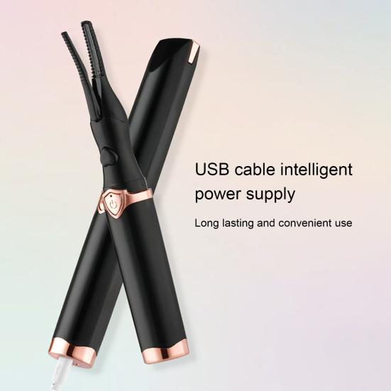 Электрические щипцы для завивки ресниц с подогревом, 3 регулируемых температуры, USB перезаряжаемый портативный инструмент для завивки ресниц с быстрым нагревом, подарок на день рождения для женщин и девочек
