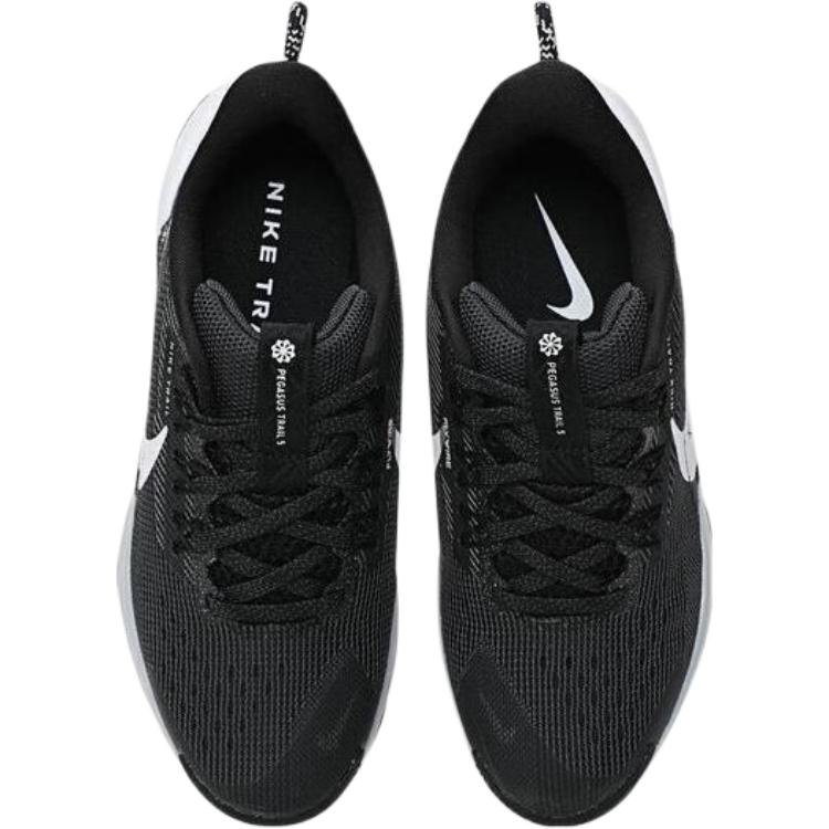 Nike Pegasus Trail 5 GS Black Anthracite White Kids Sneakers Wolf-Grey FV5638-003