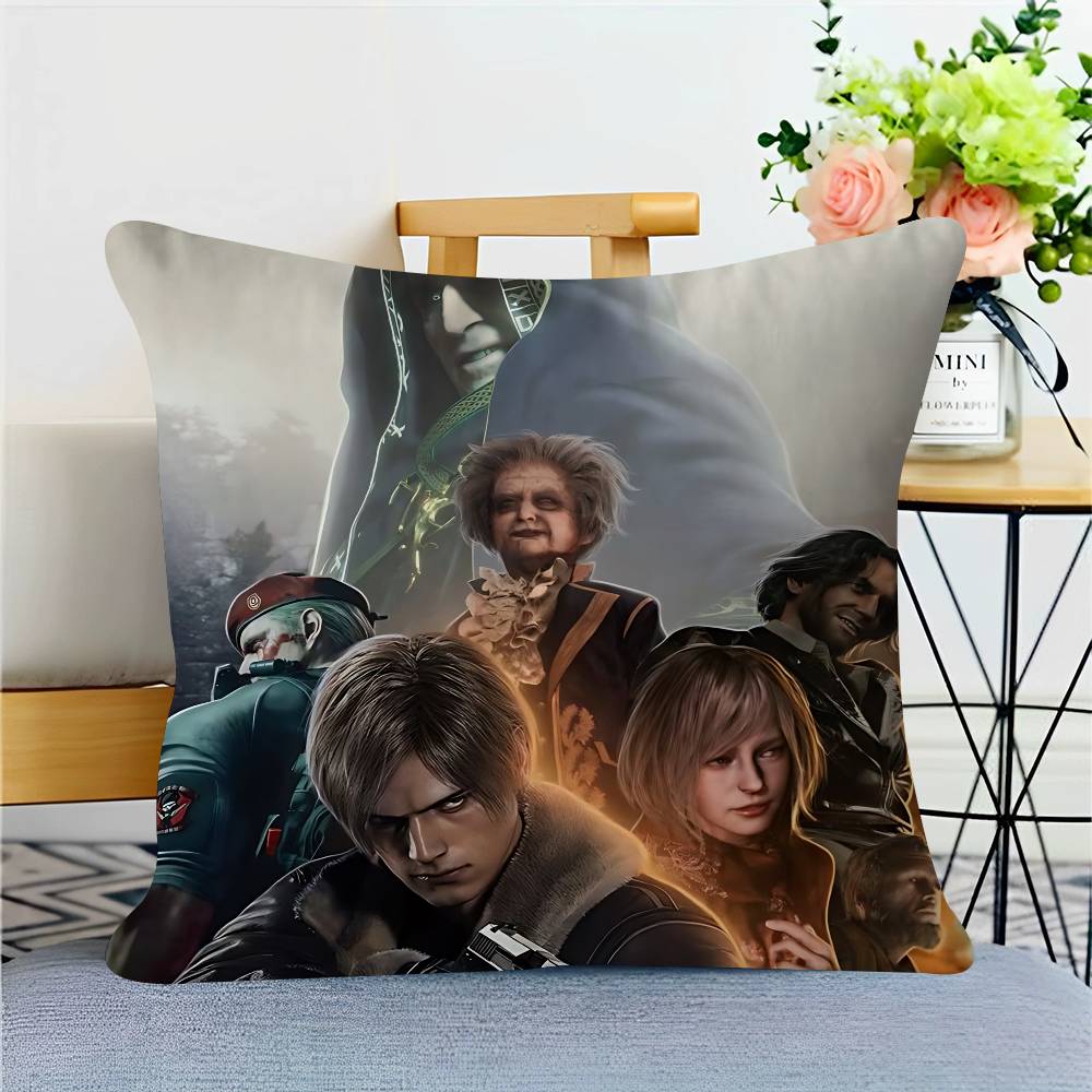 Game R-Resident-Evil Pillow Anime Pillow Sofa Bed Head Pillow Cover Cushion Cover 45x45 Cm Fashion