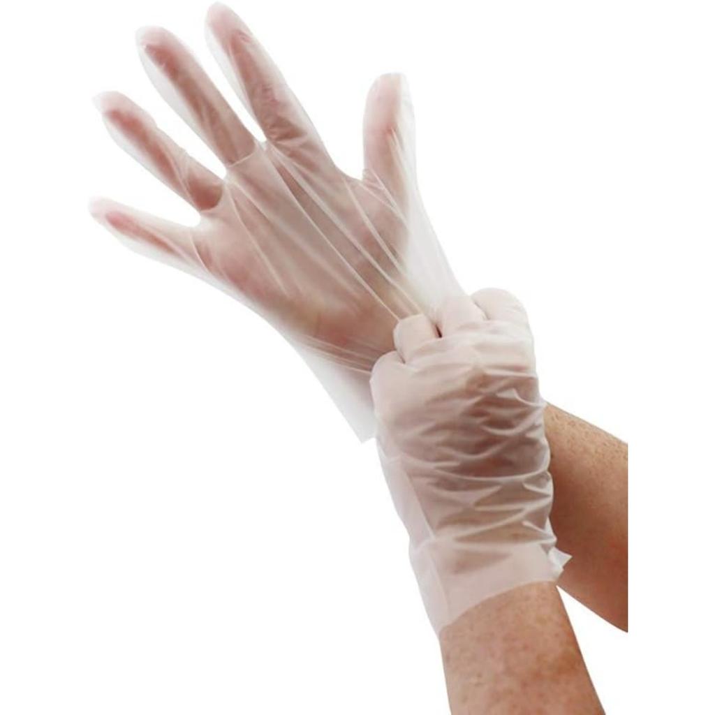 100 PCS Disposable TPE Gloves Food Service