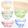 SEIDO Vidro Ochoko Set Vidro Drinking Cup Made In Japanese Paulownia Box Choke Mouth Day Father's Day Present 5 Pieces