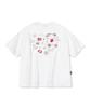CPGN STUDIO Ocean Love Crop Short Sleeve Tee White