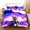 Kawaii Game Splatoon 3 Bedding Set Single Twin Print Bed Set With Pillowcase Bed Duvet Cover Soft Single Double Queen King Size