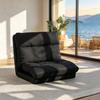 Adjustable Floor Lazy Chair 70x72x56cm, convertible to a Lounge Sofa with 90 degrees–180 degrees Tilt Function, made of soft fabric