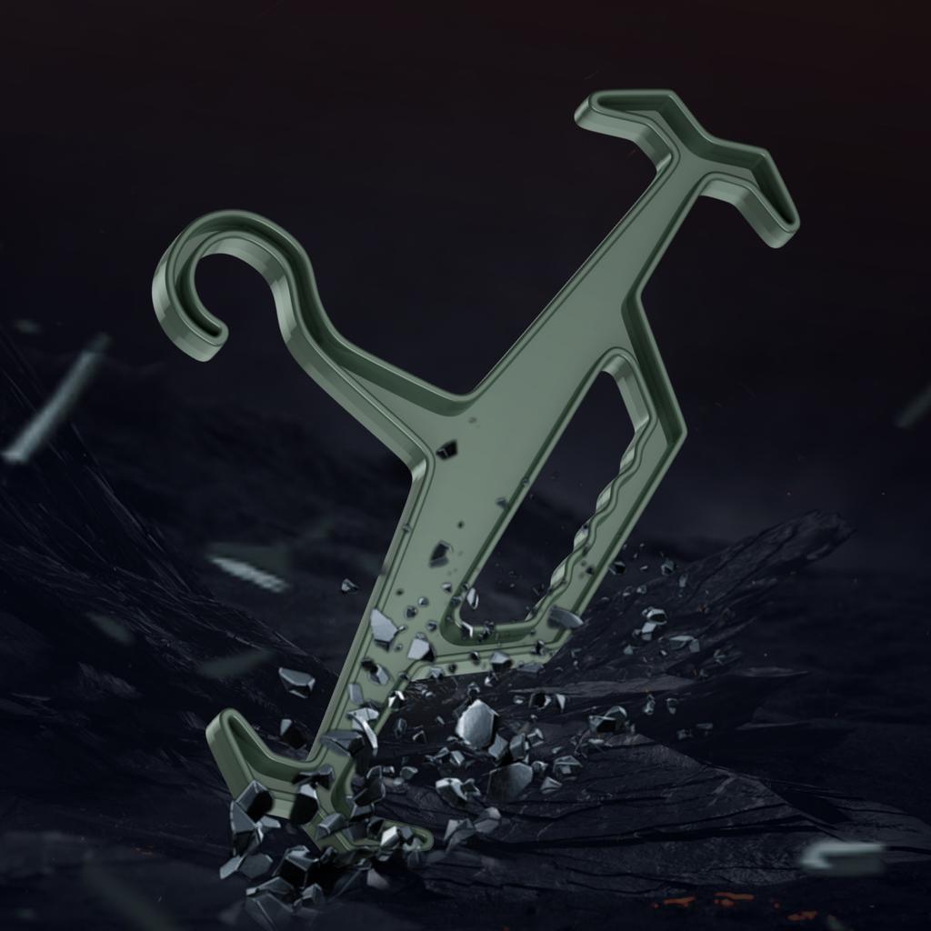 Camping Portable Multifunctional Hanger Vest Clothing Strong Plastic Non-slip Hanger Heavy Duty Hanger Ldeal for Tactical Gear