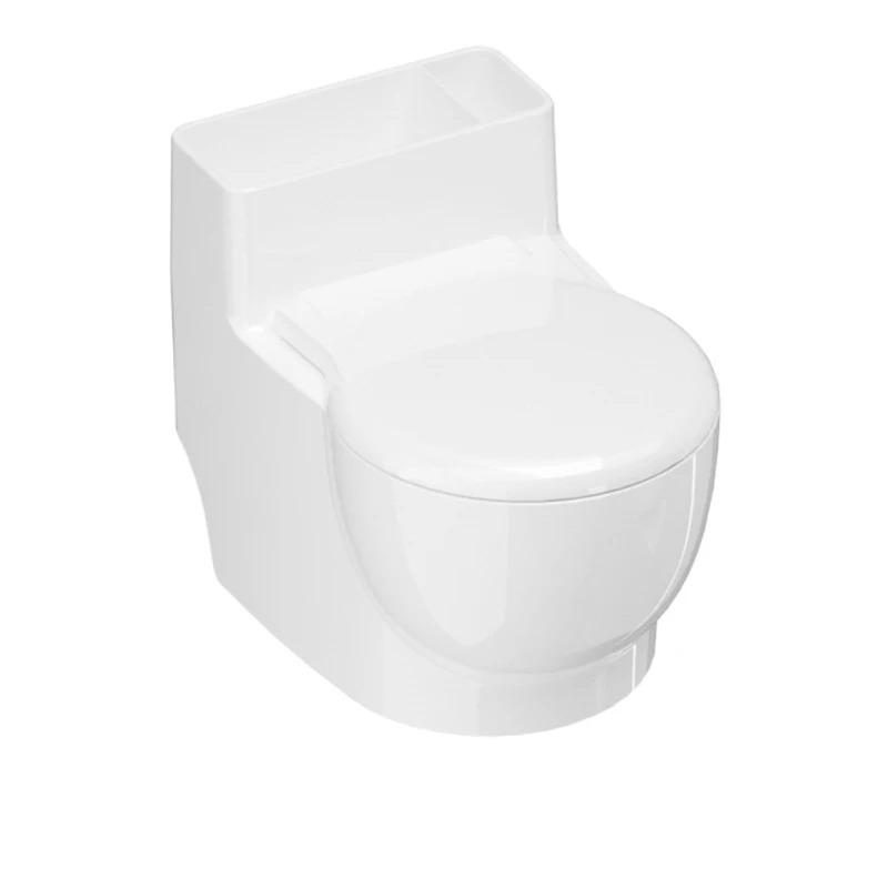 Creative Ashtray Toilet Shaped With Lid Bathroom Wall Mounted Detachable Ashtray Anti Drop Thick Desktop Ashtray Storage Box