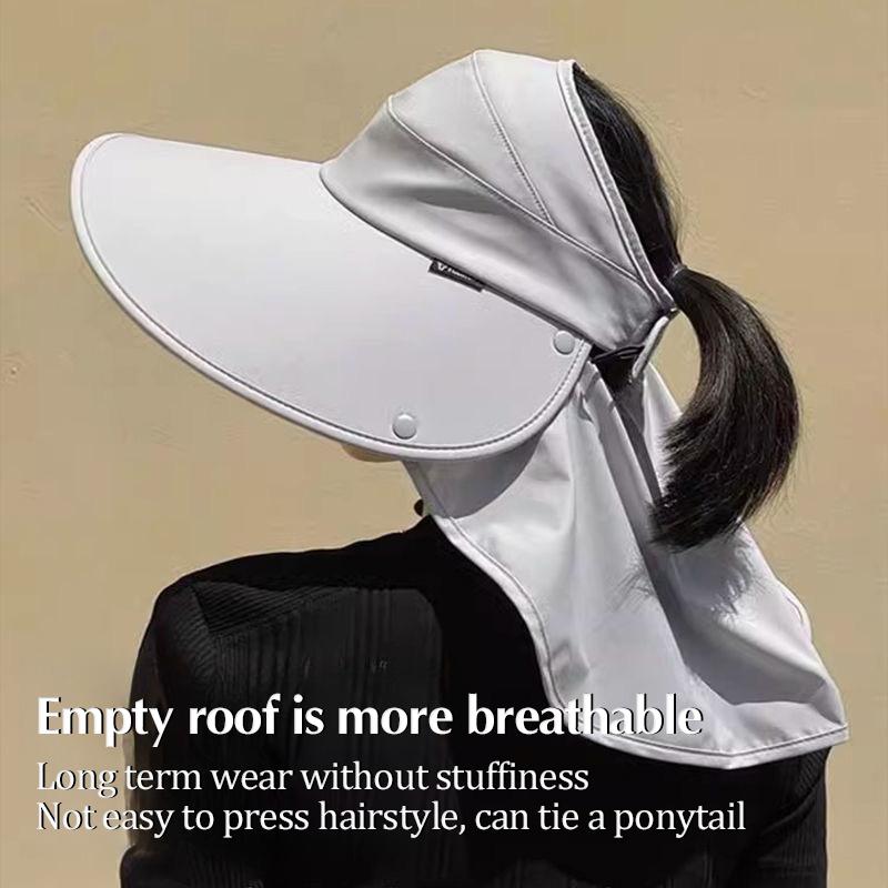 Летняя шляпа для женщин, защита шеи от ультрафиолета, солнцезащитный козырек для мужчин, для рыбалки, пешего туризма, широкополая шаль, солнцезащитный крем, кепка с хвостиком, не определено