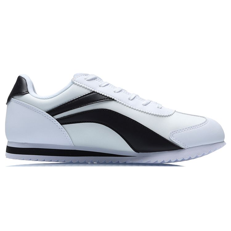 Li Ning 3K Классические повседневные кроссовки с низким верхом женские кроссовки черные белые AGCR004-2