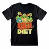 Teenage Mutant Ninja Turtles Unisex Adult Ninja Diet T-Shirt