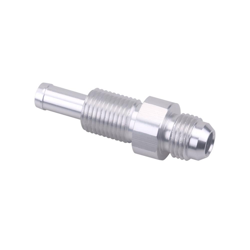 8AN Male Flare Bulkhead To 3/8 Hose Barb Fuel Tank Fitting