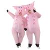 Adult Mascot Pink Pig Inflatable Costumes Halloween Cosplay Costumes for Man Woman Animal Party Role Play Disfraz