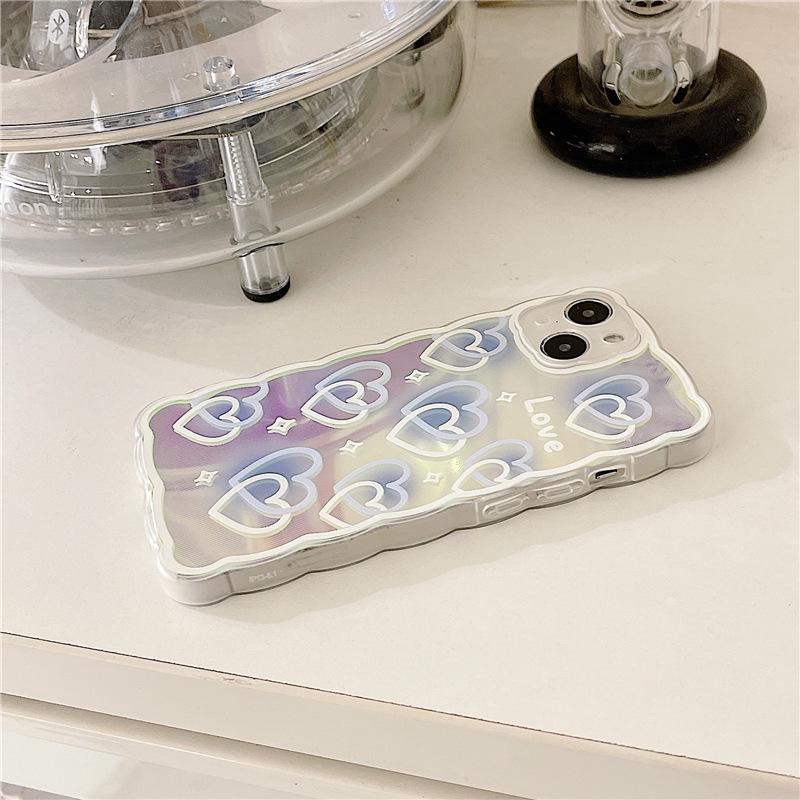 Zhitai iPhone 15 Pro/13/14 Case - Creative Big Wave Design for XS/XR/12/11