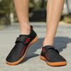 Удобная обувь для ходьбы с широким носком, вязаная, легкая, повседневная, спортивная обувь, мужская, женская, балетки, эластичные, нескользящие, тренировочные кроссовки