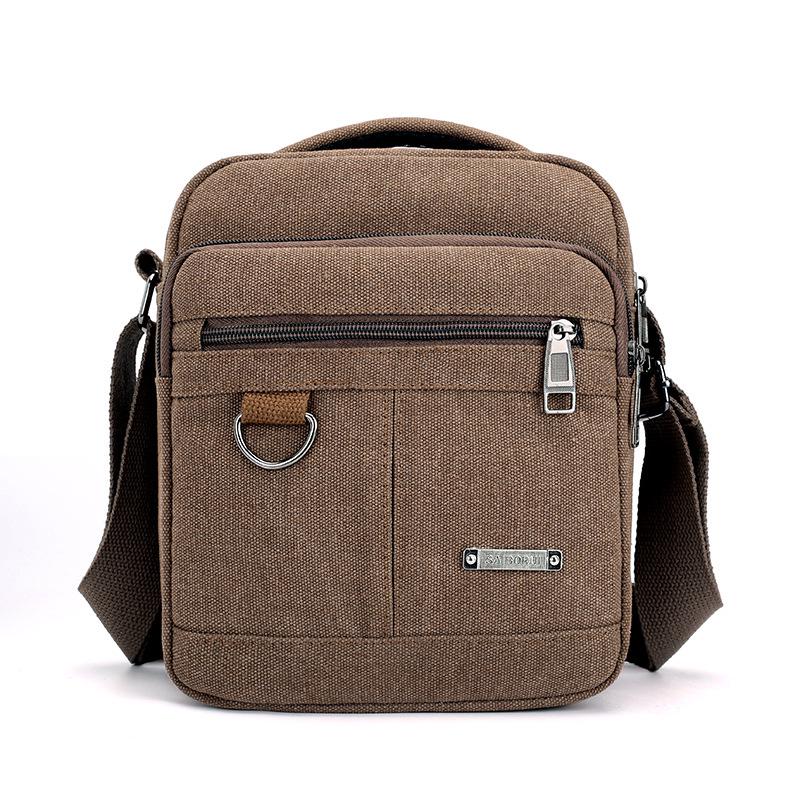 Men Canvas Shoulder Bag Casual Travel Men's Crossbody Bag Luxury Men Messenger Bags Satchel Handbags Tote