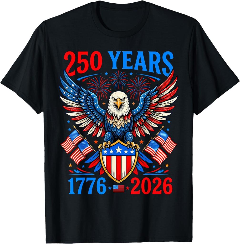 250-летний юбилей 250 лет США 4 июля Патриотическая футболка