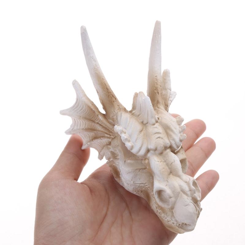 Украшения для аквариумов Череп динозавра Аквариумный ландшафт Пещера Укрытие Дом для водных рыб Креветок Безопасное ландшафтное оформление