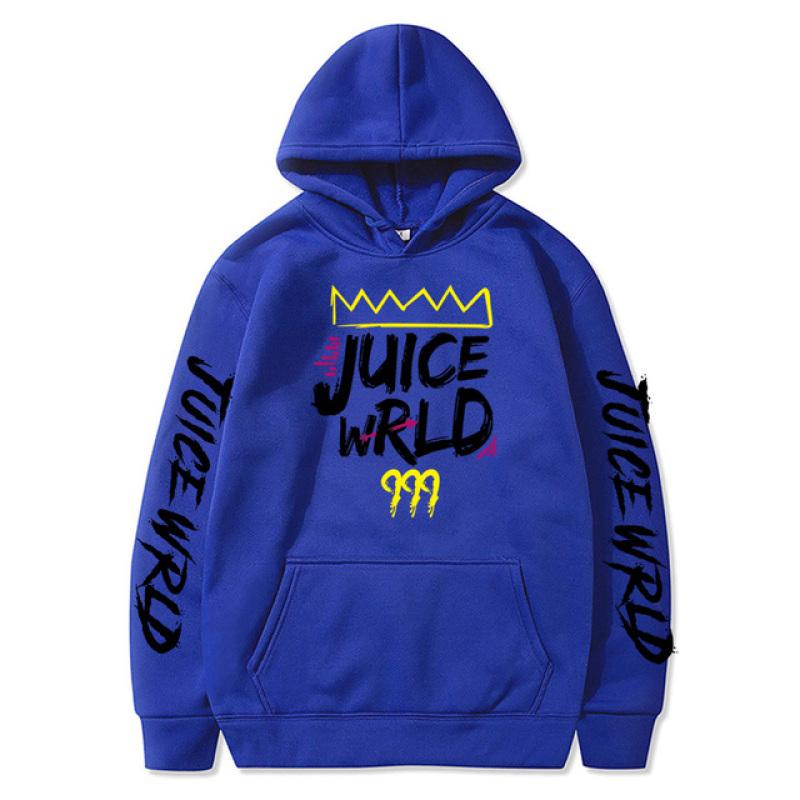 Толстовки Juice WRLD для мужчин и женщин, осенне-зимние толстовки с капюшоном в стиле Харадзюку, повседневные толстовки с капюшоном из флиса высокого качества