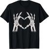 Skeleton Hands Form a Heart T-Shirt