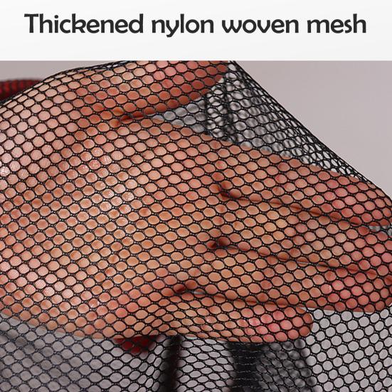 Portable Foldable Floating Fish Basket 1/2/3 Layers Live Caught Fish Storage Basket Collapsible Heavy Duty Nylon Mesh Fishing Keep Net Bag