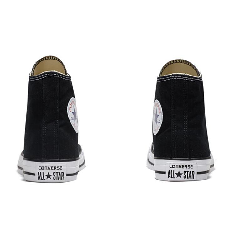 Converse All Star High 'Черный' (унисекс) Черные холщовые кеды 101010