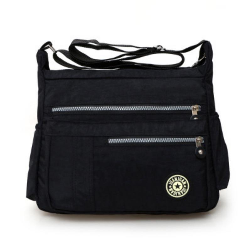 Новая нейлоновая сумка женская на плечо кроссбоди корейская повседневная большой вместимости многокарманная сумка для мамы