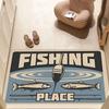 Логотип Nash Fishing Коврик для пола Коврик для ванной Комната для детей Спальня Декорация Балкон Противоскользящий Дверной коврик Гостиная Прикроватные коврики