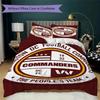 Washington Commanders Pattern Bedding uilt Set uilt Cover Pillowcase Home Decoration Birthday Gift (1*duvet cover + 2*pillowcase without core)