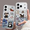 Полное покрытие Камера Ключ Щенячий Совместимый с Apple 17 Чехол для телефона iPhone 13 Pro Max Прозрачный 16 Пленка для объектива 15 Комплект