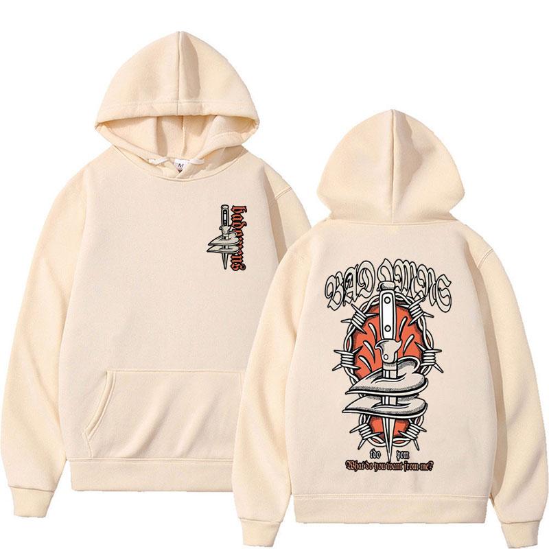 Bad Omens Группа Любовь Убийца Толстовка A из тура Бетонные джунгли Толстовка Мужская одежда Хип-хоп Оверсайз Пуловер С капюшоном