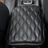 Waterproof PU Leather Car Armrest Mat Universal Interior Auto Armrests Storage Box Cover Pad Dust-proof Armrest Protector