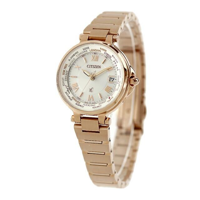 CITIZEN xC Basic Collection Solar Eco-Drive Radio-Controlled Watch, Women's, Powered, Analog, EC1017-58A