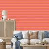 Zigzag Coral and Peach Wallpaper for Living Room and Bedroom 50x1000