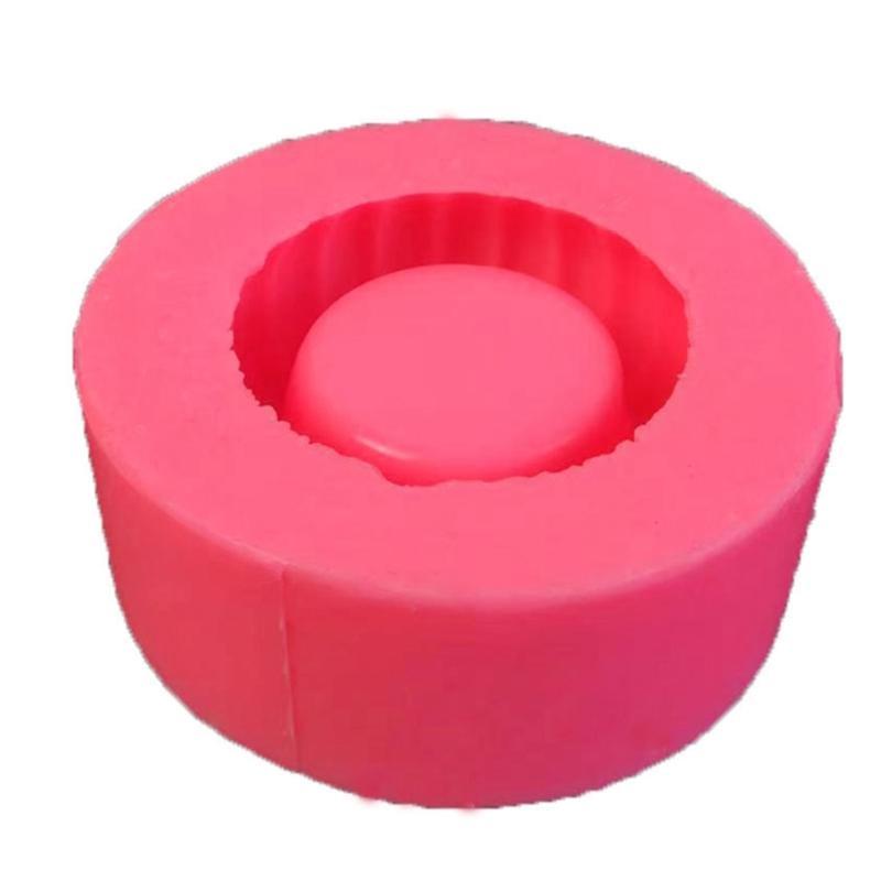 3D Candlestick Silicone Mold Candle Base Shaped Molds Candle Holder Making Mould Versatile Tabletop Decoration Moulds