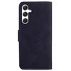 For Samsung Galaxy S25 Case Solid Color Leather Wallet Phone Cover