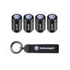 Car Tire Wheel Valve Caps Cover/Car Key Chain Ring Keychain For VW Golf Tiguan Jetta Passat T5 Polo Touran GTI Caddy Transporter zq2