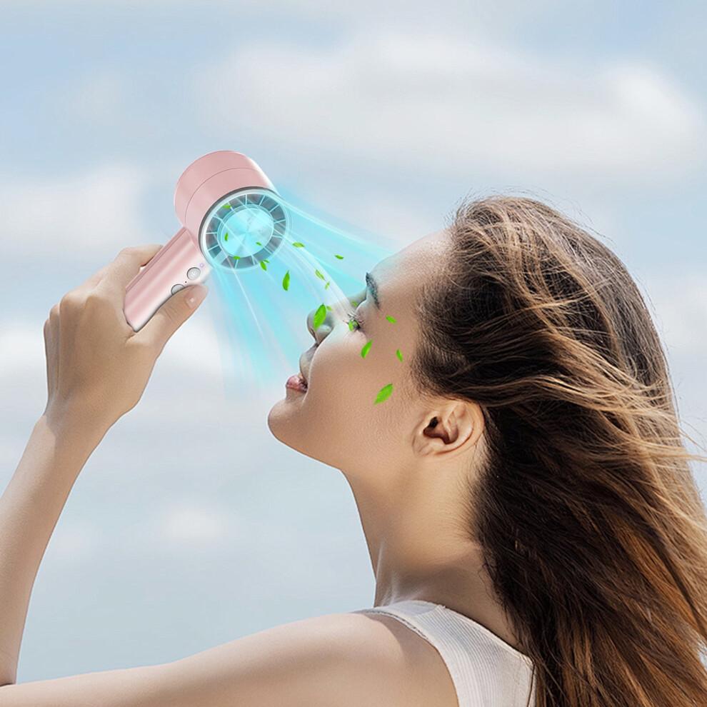 USB Charging Handheld Fan - High Wind, Low Noise, Portable Cooling