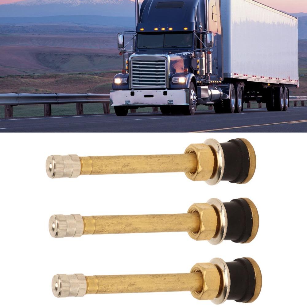 20PCS 0.625" Rim Hole Tire Valve Stem Brass Tubeless Truck Valve Durable Truck Valve Stem Auto Shop