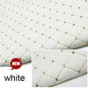 1m PVC Imitation Leather Fabric with Sponge Synthetic for Sew Bag Sofa Sponge Quilted Auto Interior Material Artificial Leather