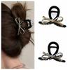 Acrylic Bow Hair Claw Korean Style Bow Crab Clip Cool Metal Bow Claw Clip  Ladies
