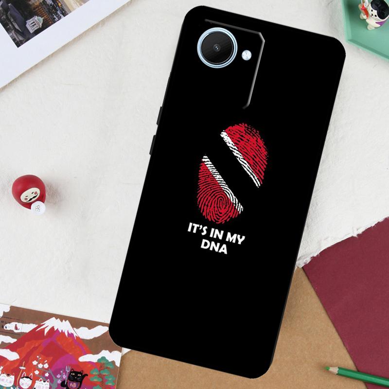 Флаг Тринидада и Тобаго Для Realme 14 Pro Plus 13 10 11 12 GT 6 5 6T GT7 Pro C61 C55 C53 C51 C21Y C25S C67 C75 Чехол