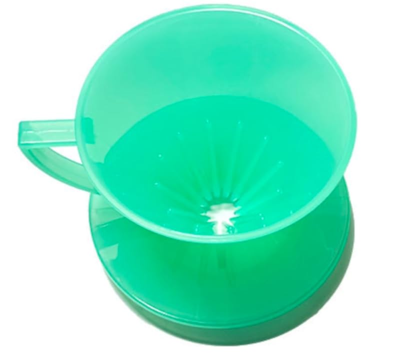 Kono Style Coffee 2024 Summer Limited Edition Cup Milky [Meimon KONO] Dripper, Color, 1-2 Capacity, Green, Transparent, Green, MDN-21MGR