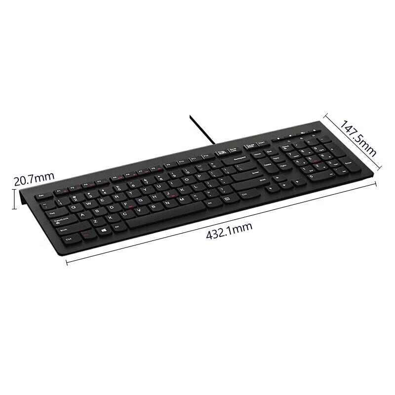 Lenovo M120K Проводная Ультратонкая Клавиатура