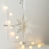 Glitter Angel Fairy Pendant Plastic Xmas Home Decoration Christmas Decorations