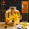 Стеклянный кувшин для настаивания с краником, утолщенный