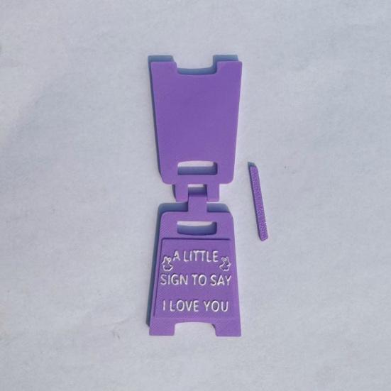 Я Люблю Тебя Настольная Табличка Маленькая Табличка, чтобы Сказать Я Люблю Тебя Мини-Пластинка Украшение Настольная Табличка, Напечатанная на 3D-принтере Украшение для Пасхальной Вечеринки Дома Стола