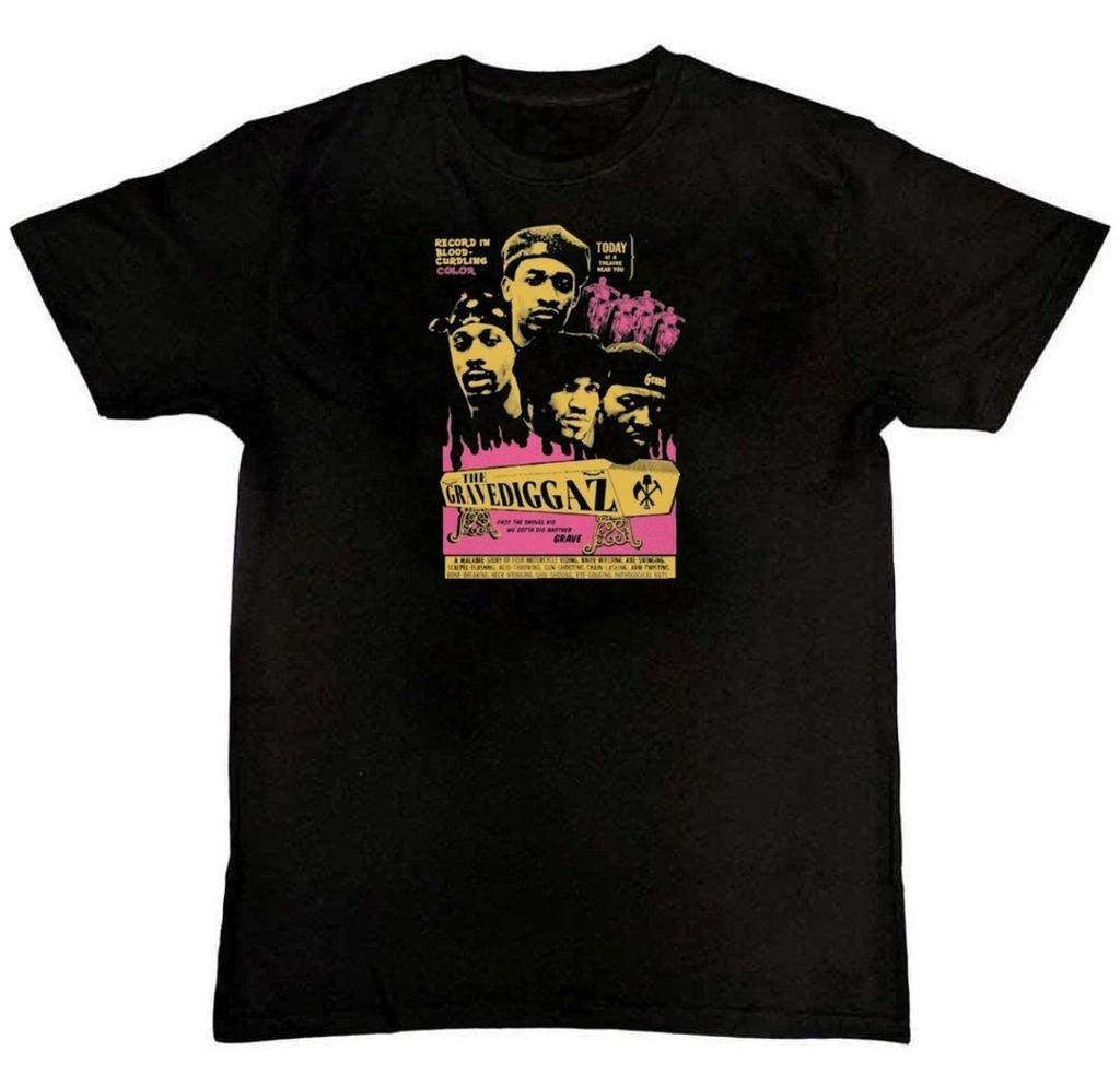 New GRAVEDIGGAZ Band Tour Graphic Print Mens T-Shirt