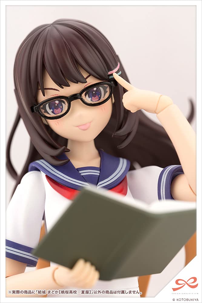 Пластиковый набор для летних моделей Kotobukiya Sosai Madoka Yuuki High School, разноцветная футболка для девочек (Униформа Тохо)