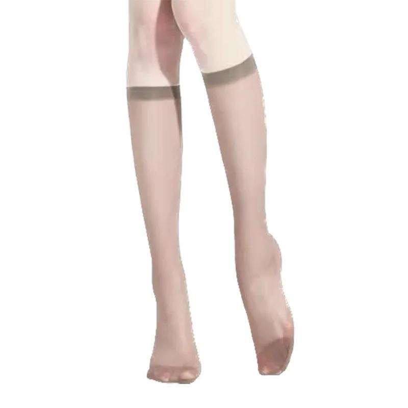 510Pairs Women Ultra-Thin Nylon Stockings Transparent Elasticity Ladies Knee Socks Summer Long Socks For Girls Stocking